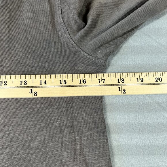 American Giant Shirt Womens Small Gray Long Sleeve Crewneck 100% Cotton USA - Picture 9 of 12